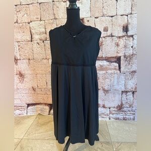 Torrid Black Sleeveless Dress with skorts under size 1 (1x)